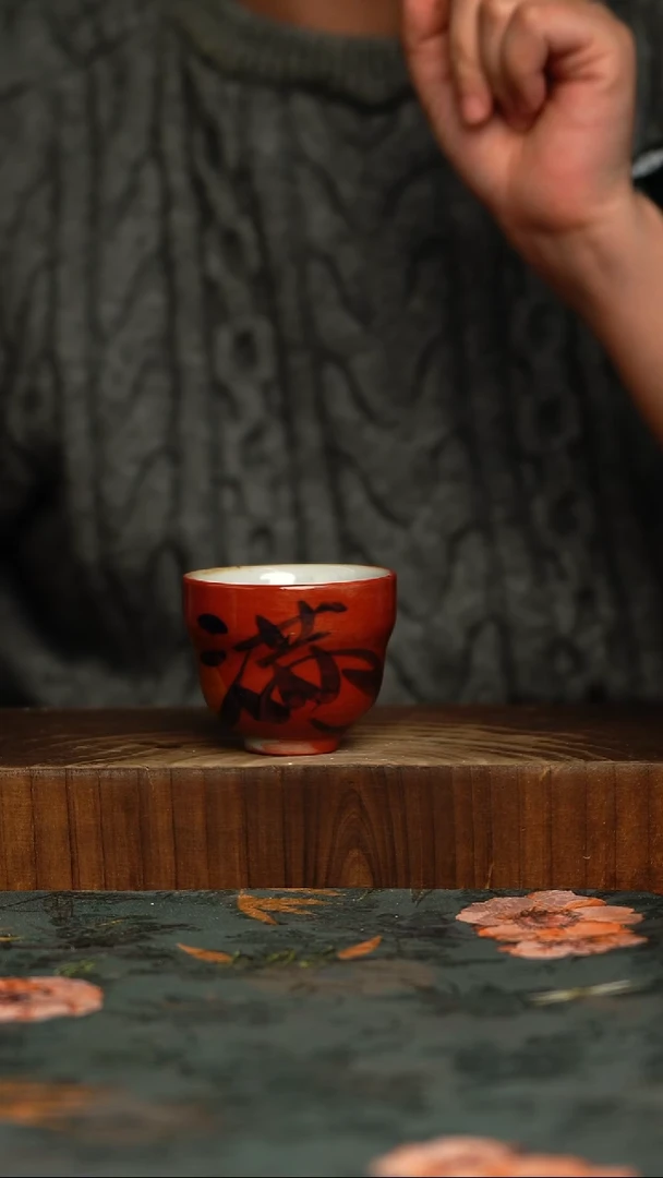 瓷片釉下彩手工手绘同款陶器