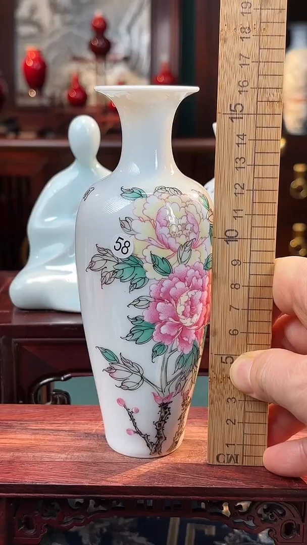 【闪购商品】摆件釉上粉彩纯手绘手工原创瓷器