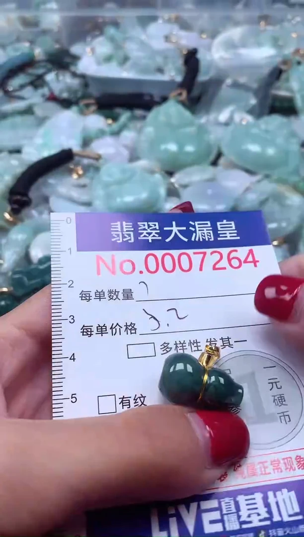 颈饰未镶嵌翡翠7264