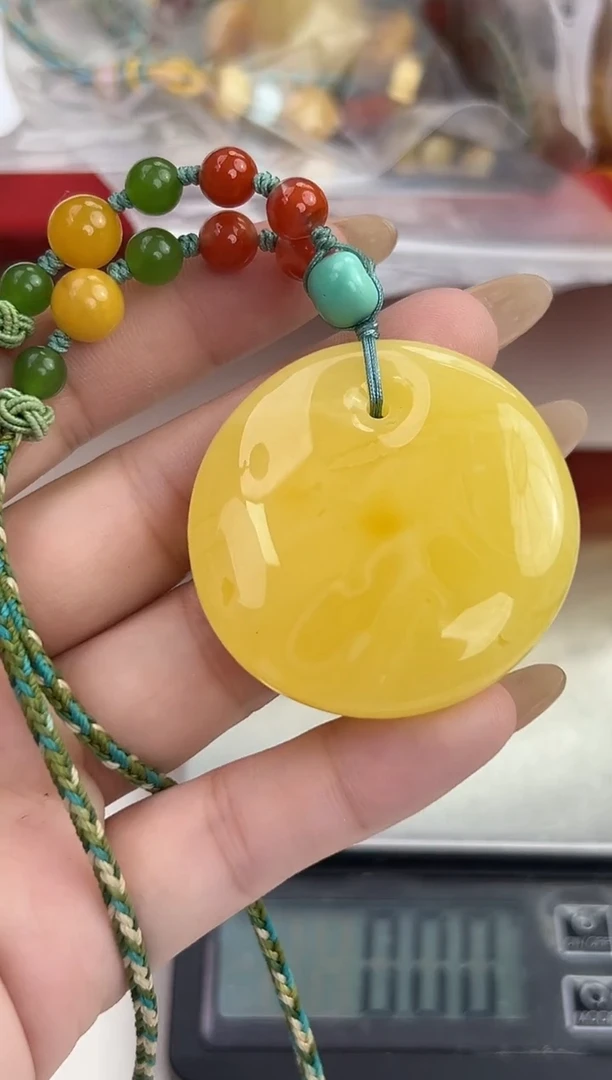 裸石琥珀未镶嵌天然琥珀蜜蜡吊坠