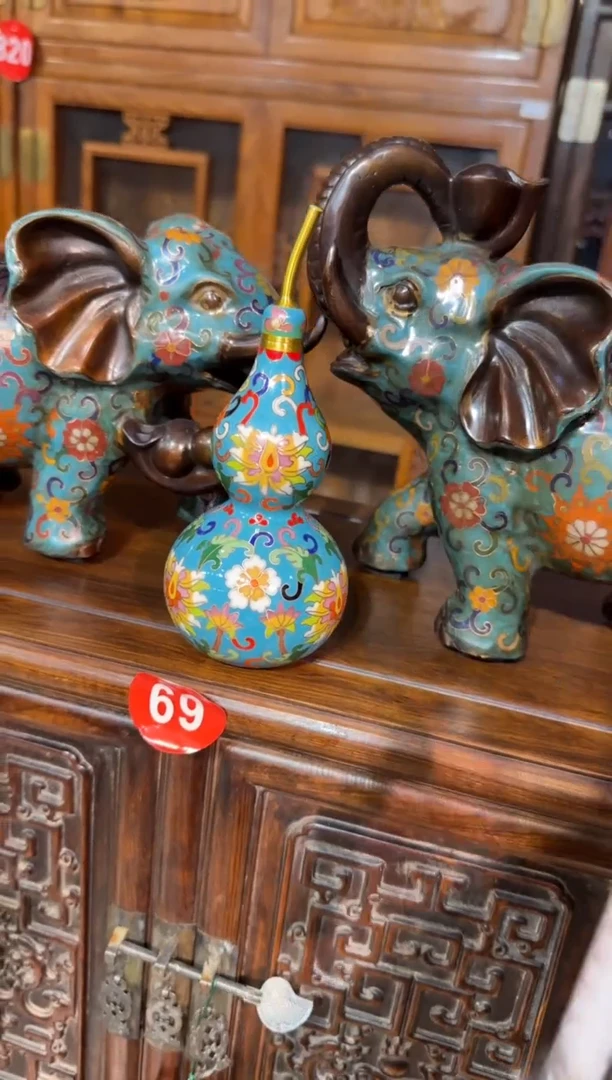 木木头款景泰蓝葫芦298