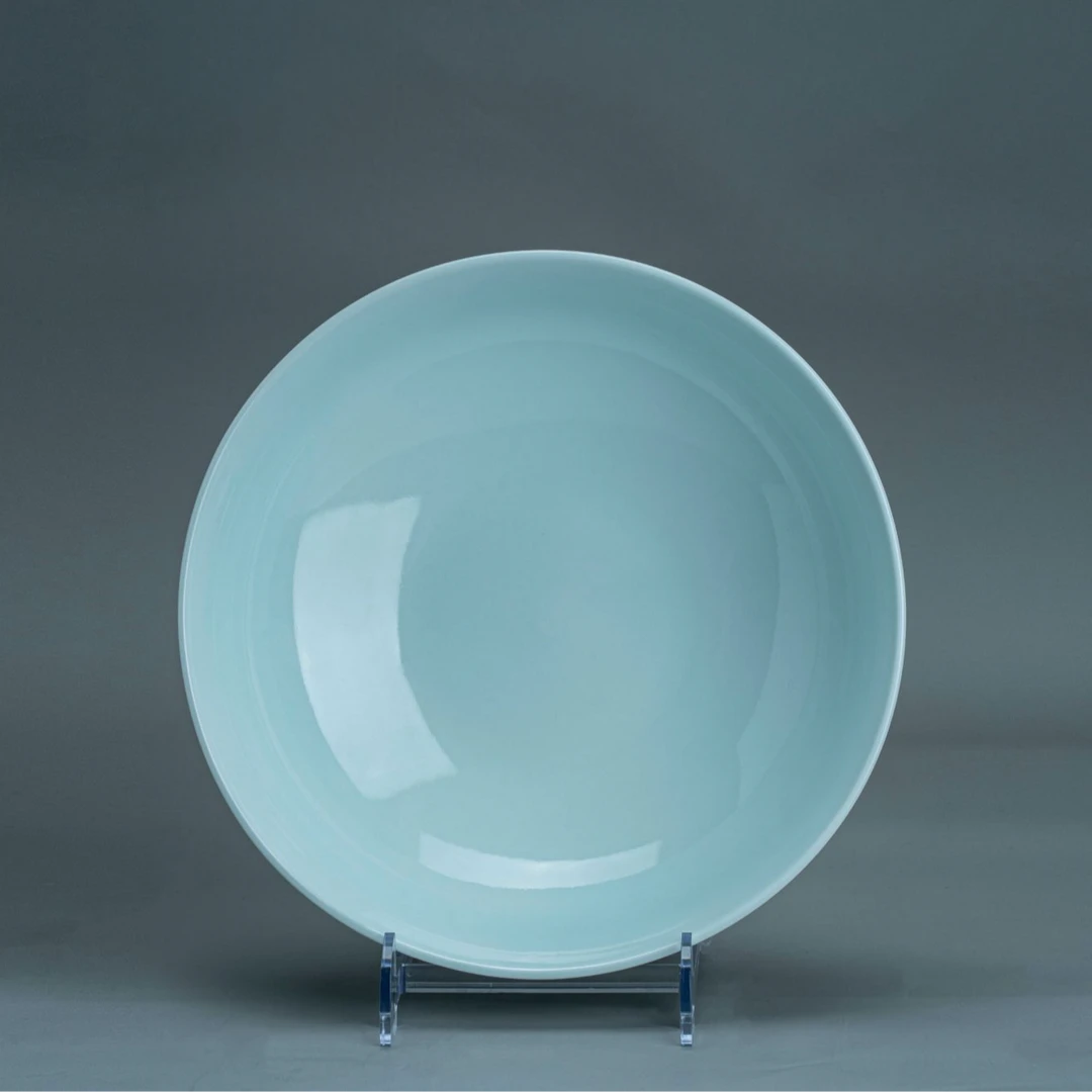 changnan/昌南景德镇正品高温釉下影青餐具回味无穷深盘微波用瓷