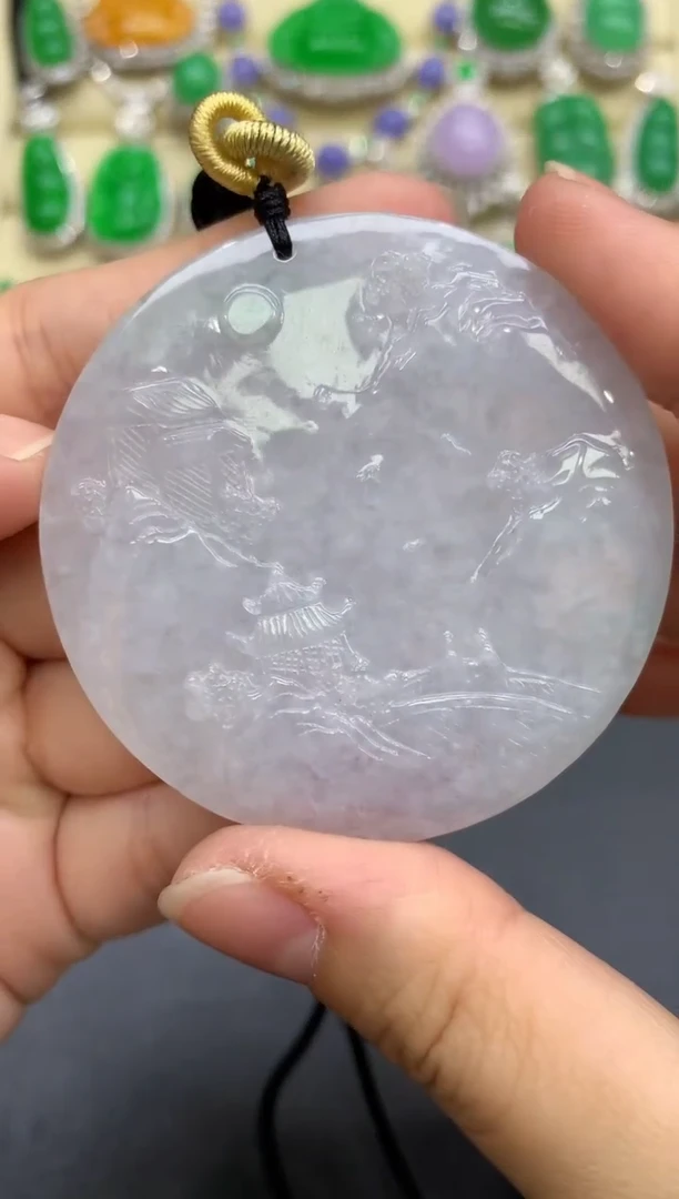 颈饰未镶嵌翡翠12-中国好珍宝