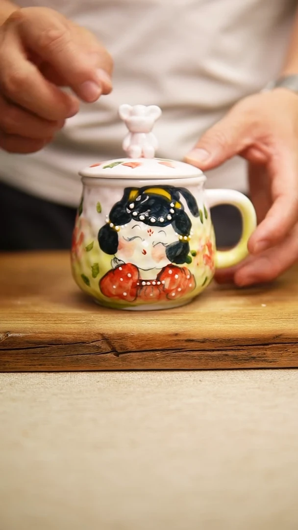 @@陶园瓷舍@@纯手工手绘@高温釉下彩