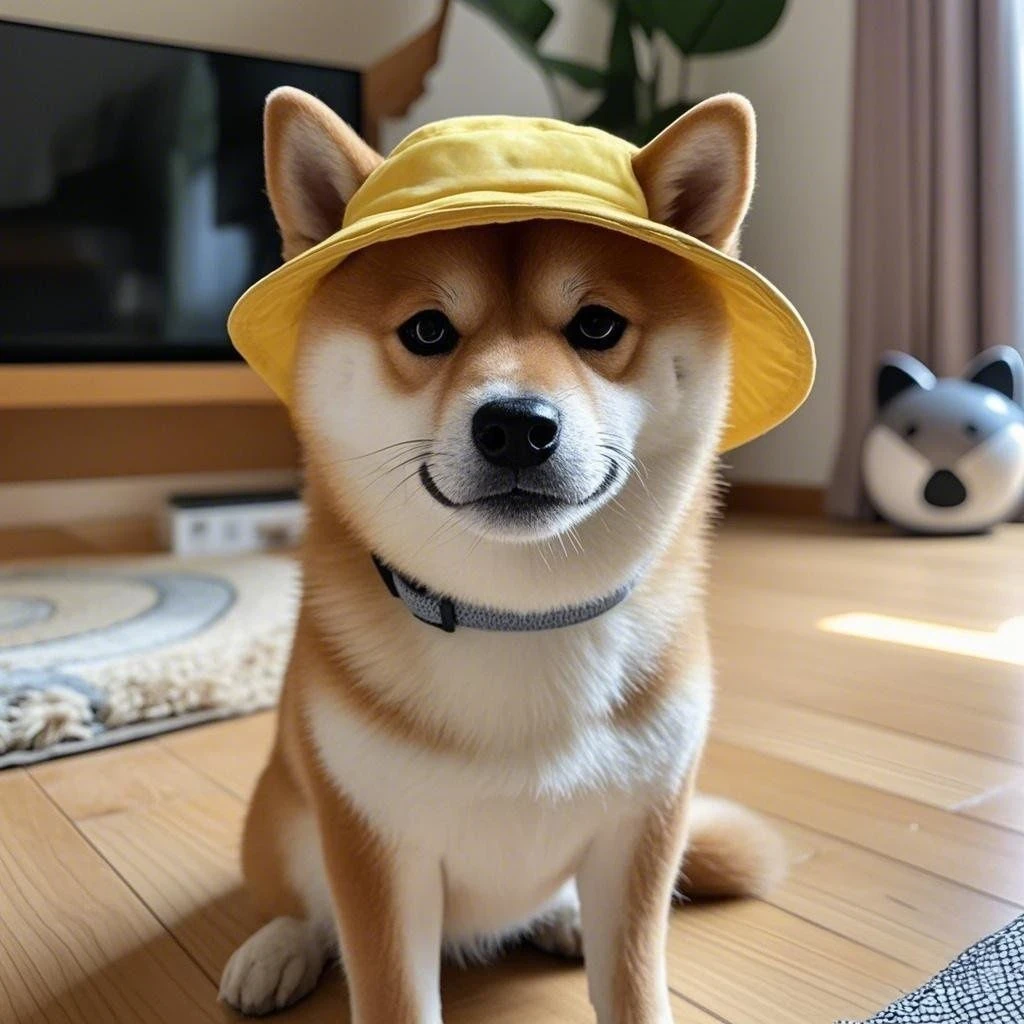 狗狗帽子宠物夏季薄款防晒帽子比熊柯基柴犬中小型犬外出装饰拍照