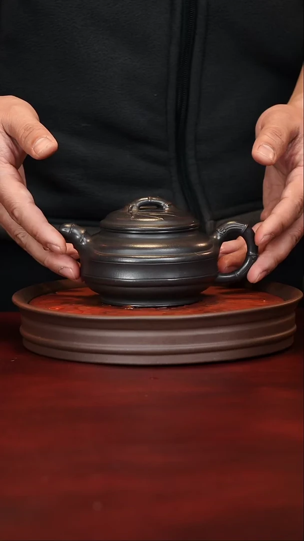 原矿高端紫砂----竹鼓