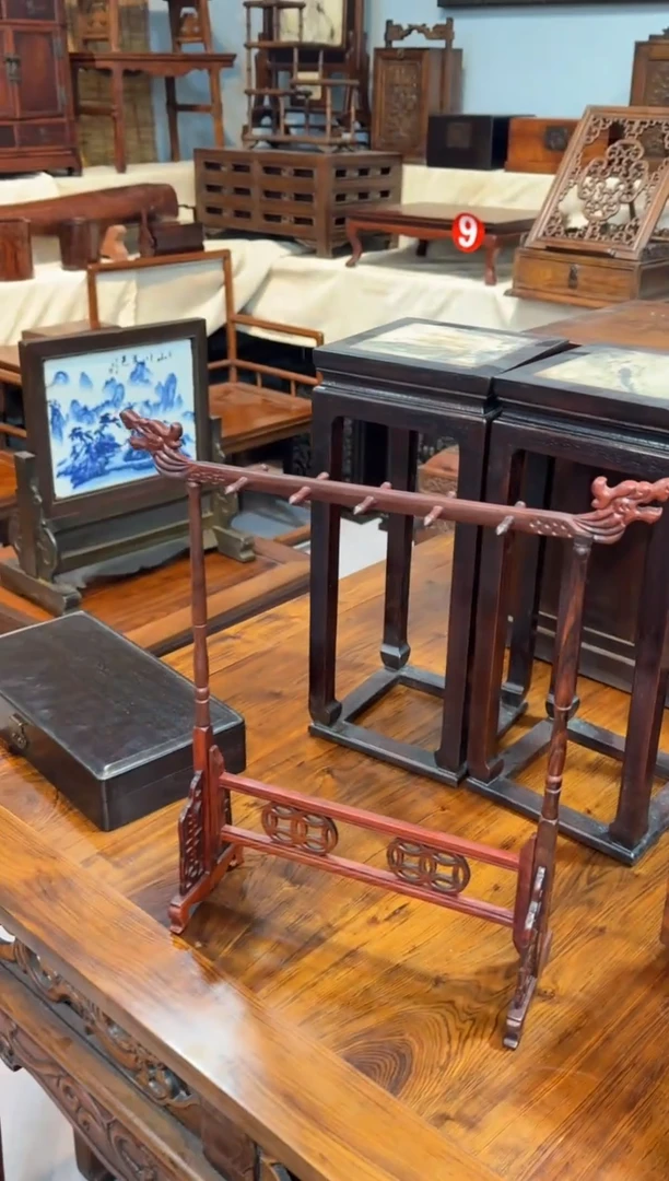 木大红酸枝 毛笔架