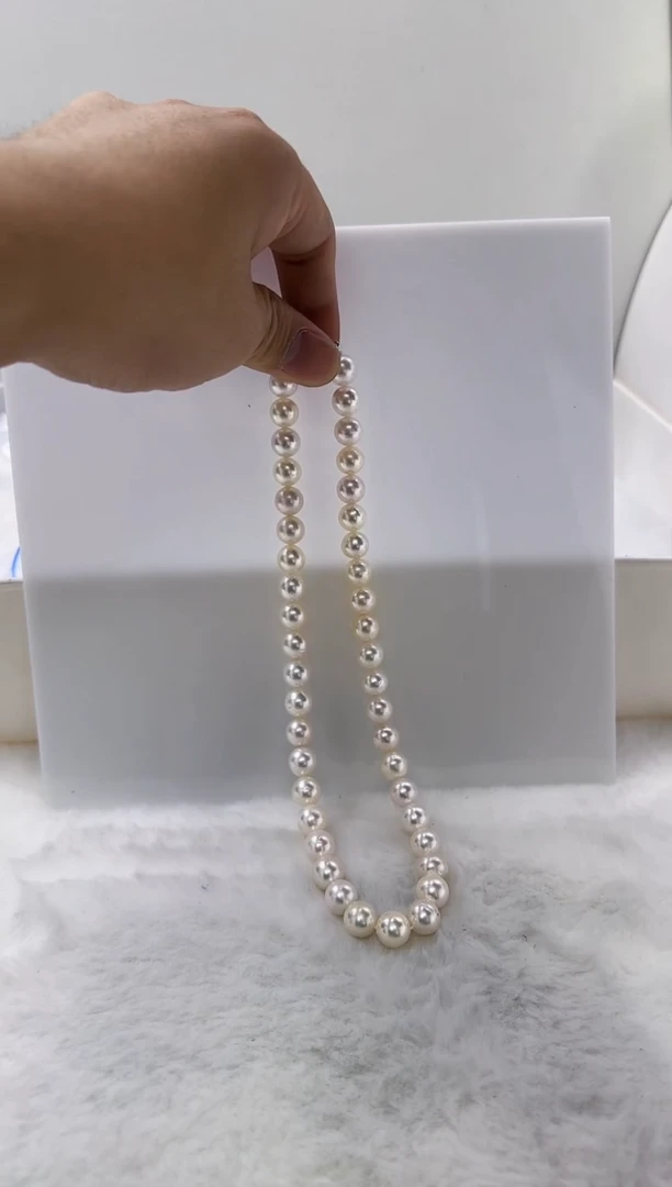 【闪购商品】海水珍珠DA银S925镶嵌ss121 akoya串链9