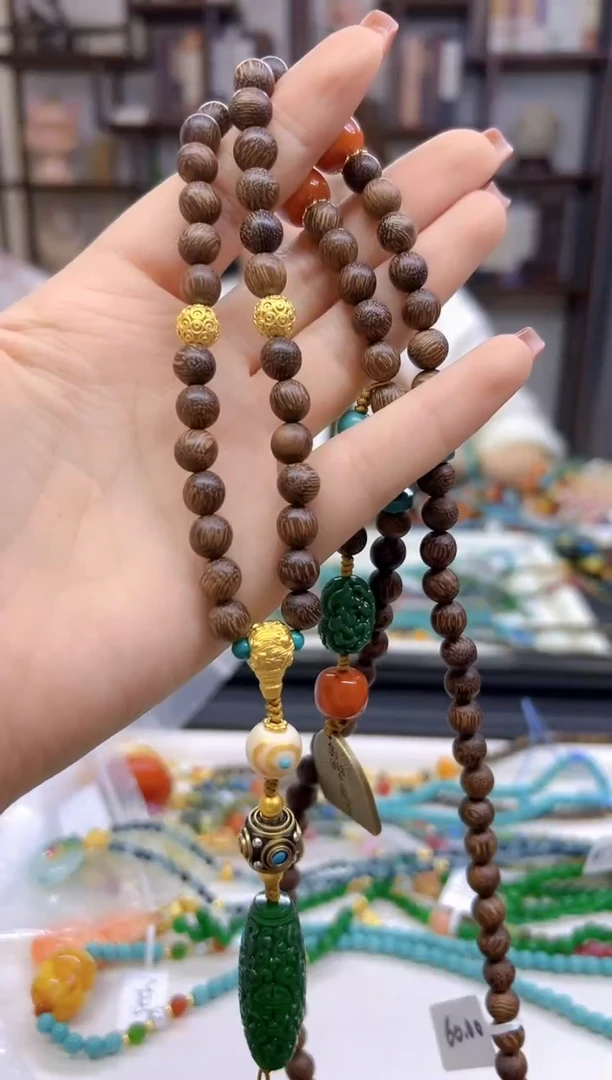 【闪购商品】蜜蜡毛衣链未镶嵌M487