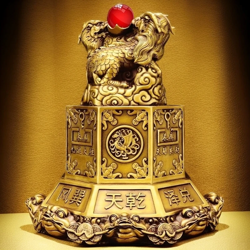 黄铜貔貅摆件客厅八方来米库店铺装饰开业礼品装饰工艺品创意