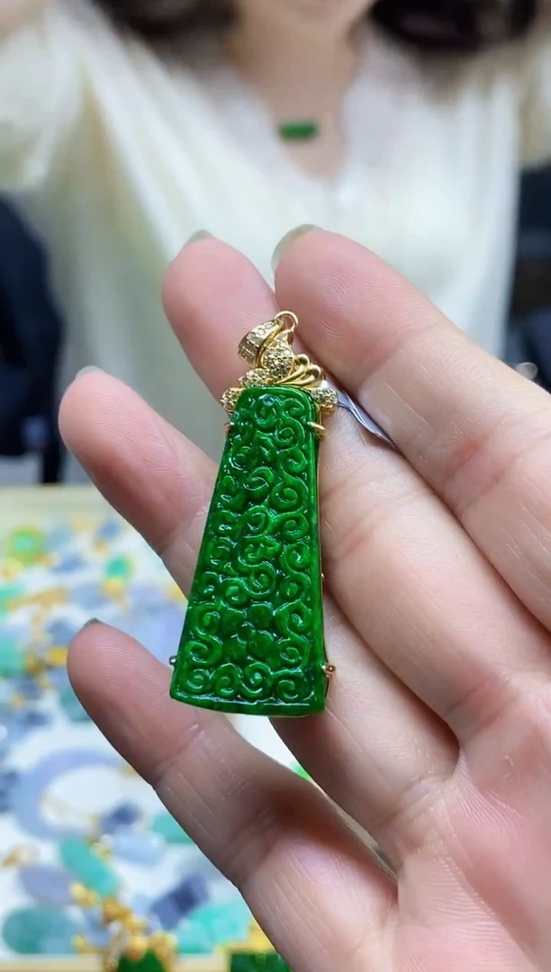 颈饰未镶嵌翡翠翡翠吊坠