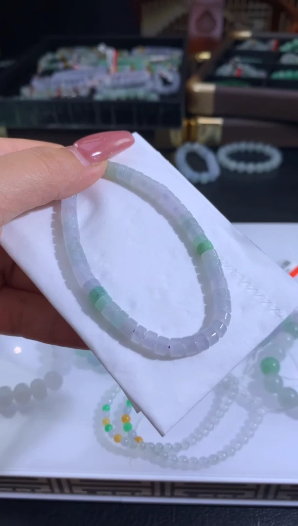 未镶嵌定制翡翠静*手链