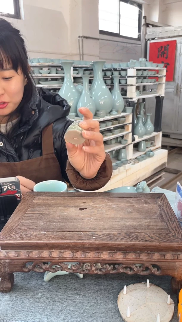 【闪购商品】瓷片青绿釉小宝塔。。。