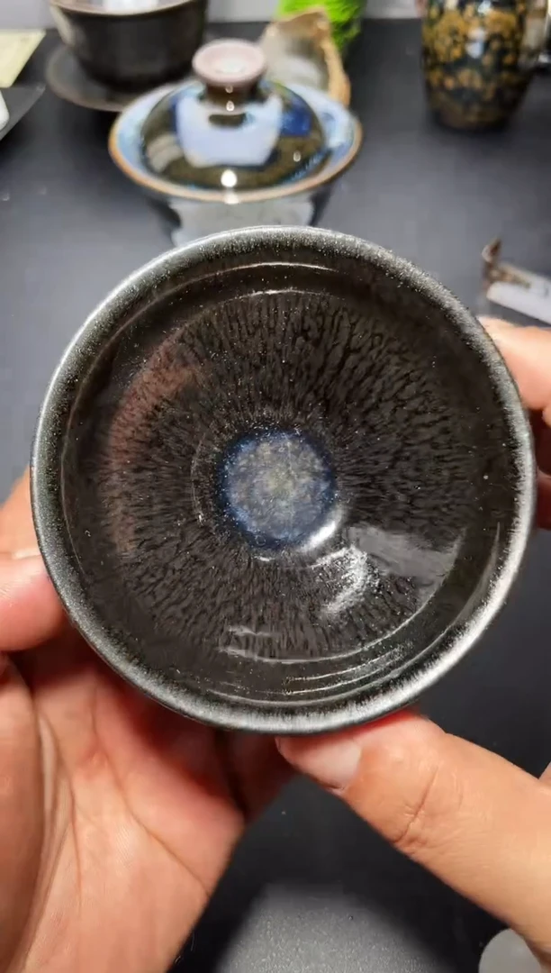 茶盏158叶紫建盏