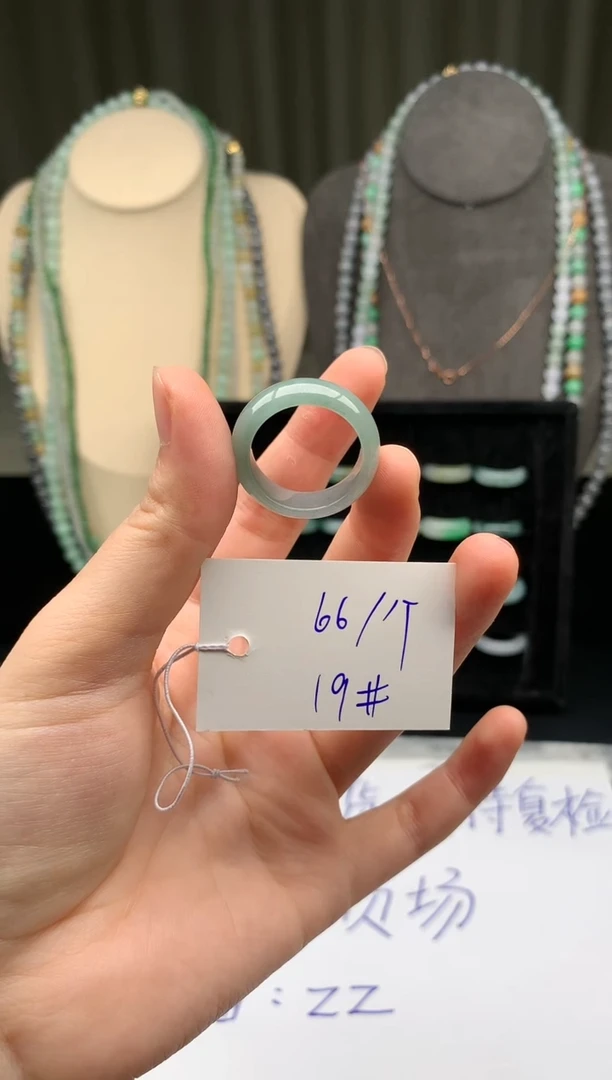 未镶嵌定制翡翠翡翠戒圈卡19