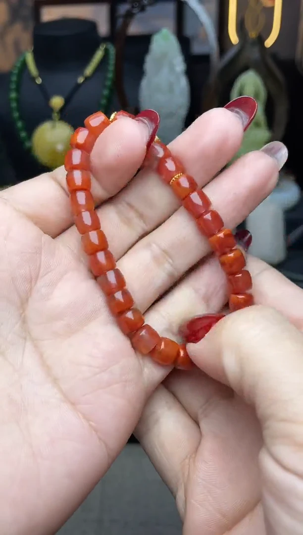 【闪购商品】南红玛瑙手链未镶嵌手串