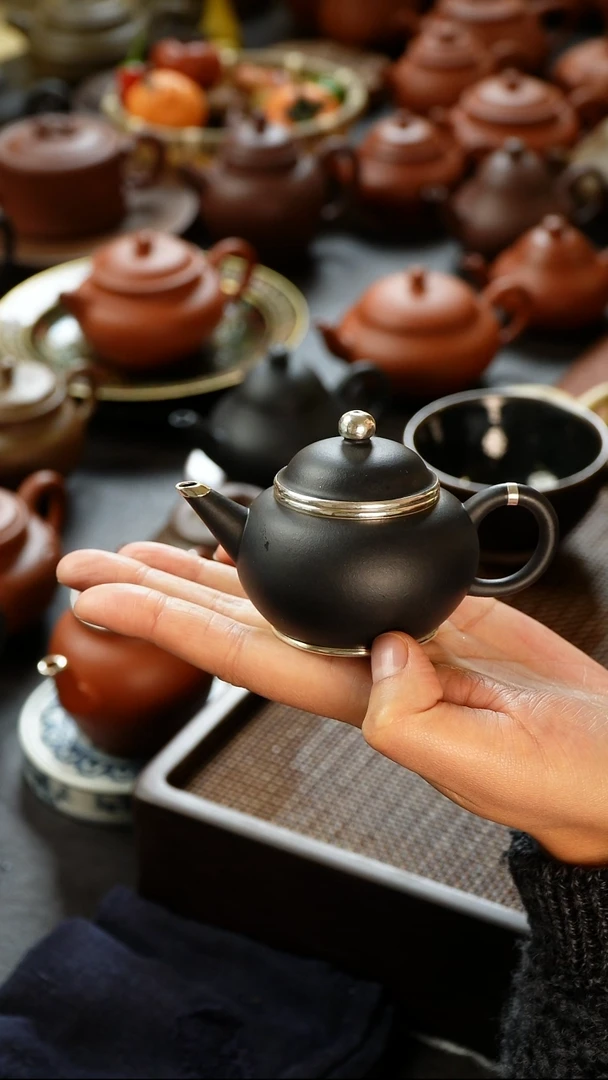 茶壶紫砂大**伦包银捂灰水平