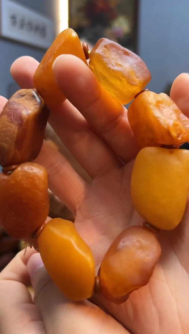 手链琥珀未镶嵌手串