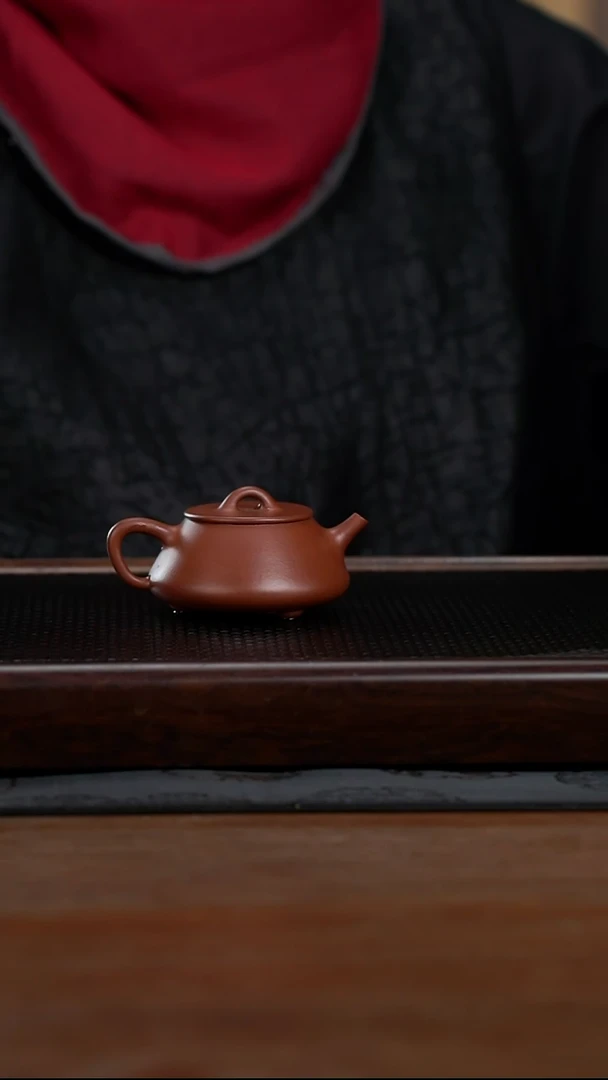 茶壶紫砂100cc黄龙山原矿底槽清平盖石瓢21