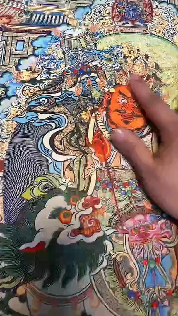 卷轴画古或今藏甄选唐卡087