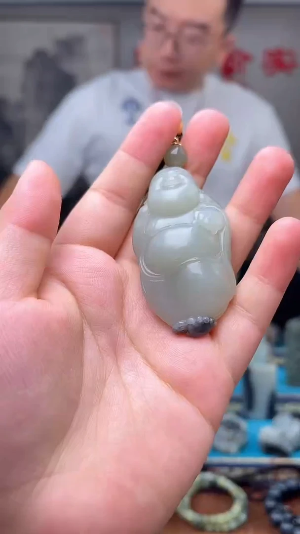 和田玉未镶嵌挂件1