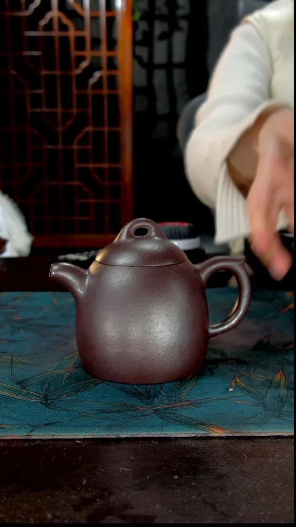 茶壶紫砂砂纯料石红全手工