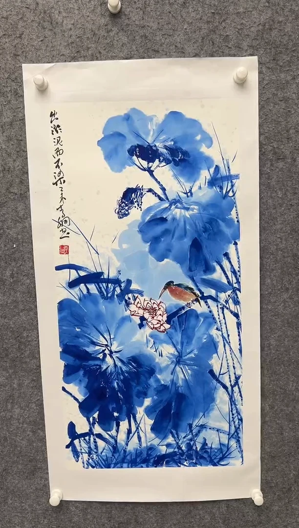 国画李纲-4.5平尺-国画作品