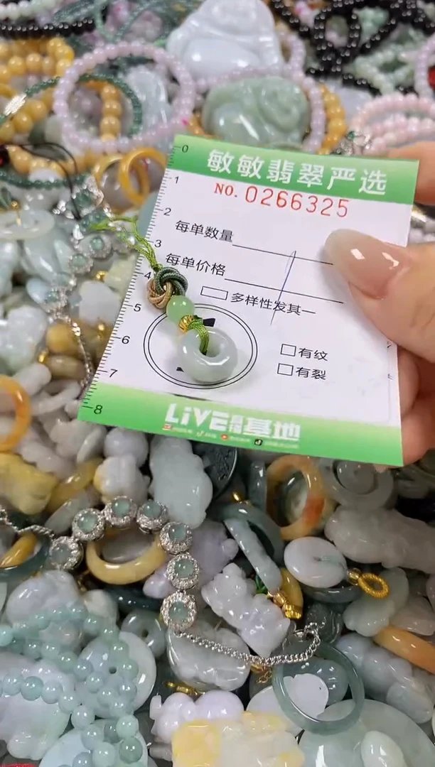 翡翠未镶嵌颈饰闪购0266325