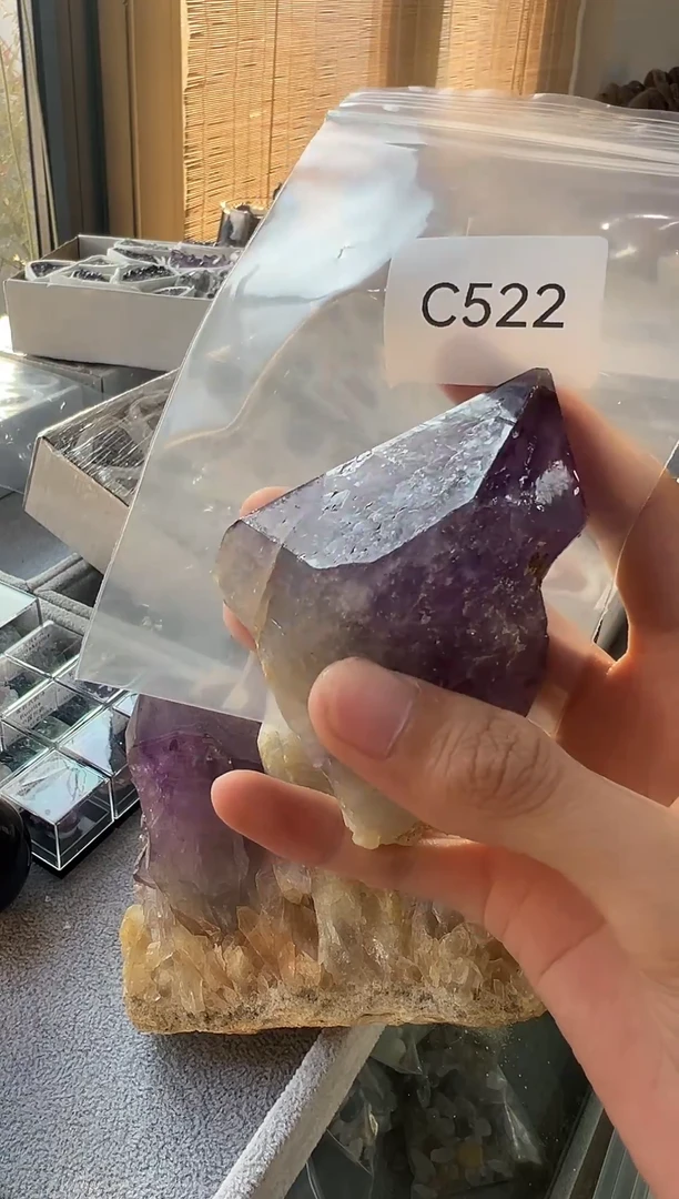 未镶嵌珠宝半成品水晶C522