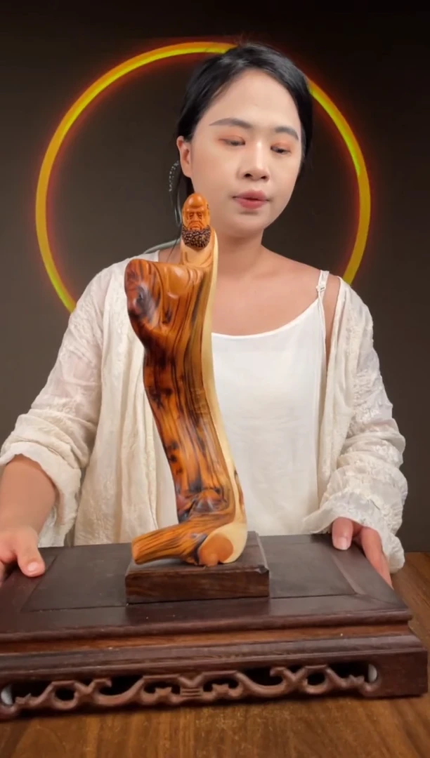 柏木（崖柏）手工摆件,先抢先得! 编号:338