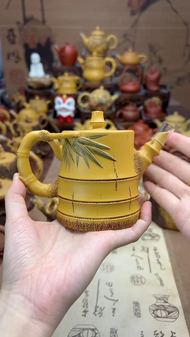 【闪购商品】紫砂茶壶节节高升紫砂壶