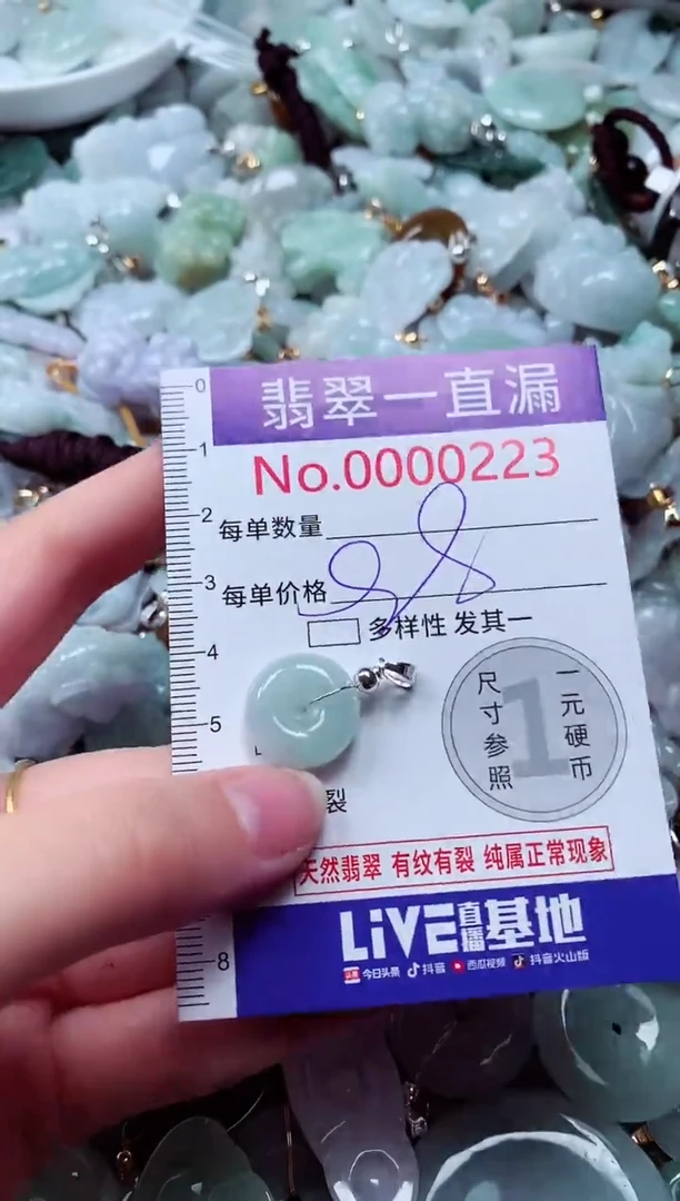 吊坠(不含链)未镶嵌翡翠223