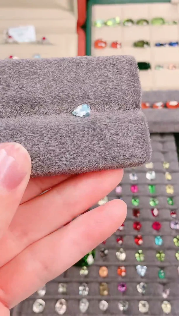 裸石海蓝宝石水滴0.51ct