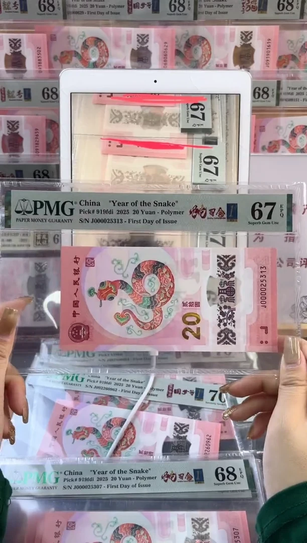 【闪购商品】塑料蛇司令首日标 PMG67分尾313