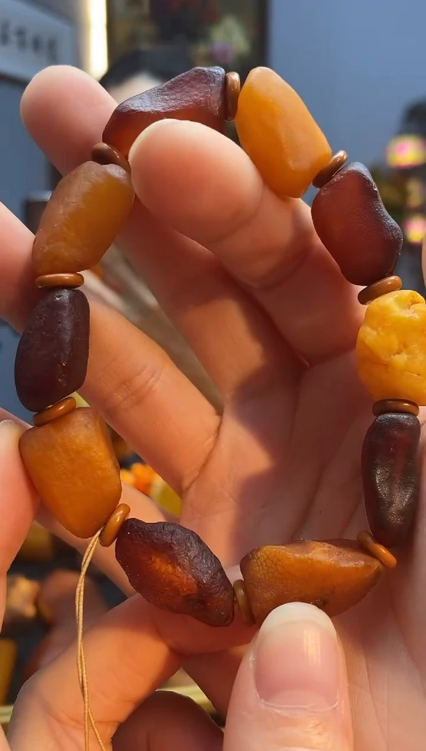 手串琥珀未镶嵌手串