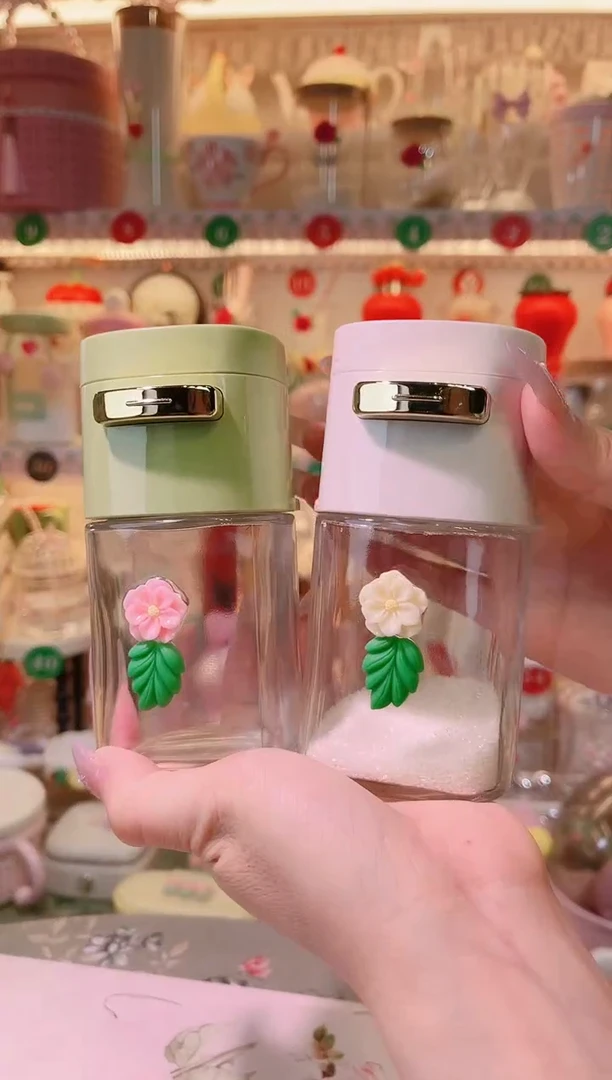 其他品质好发货快放心拍！小花调料罐2个