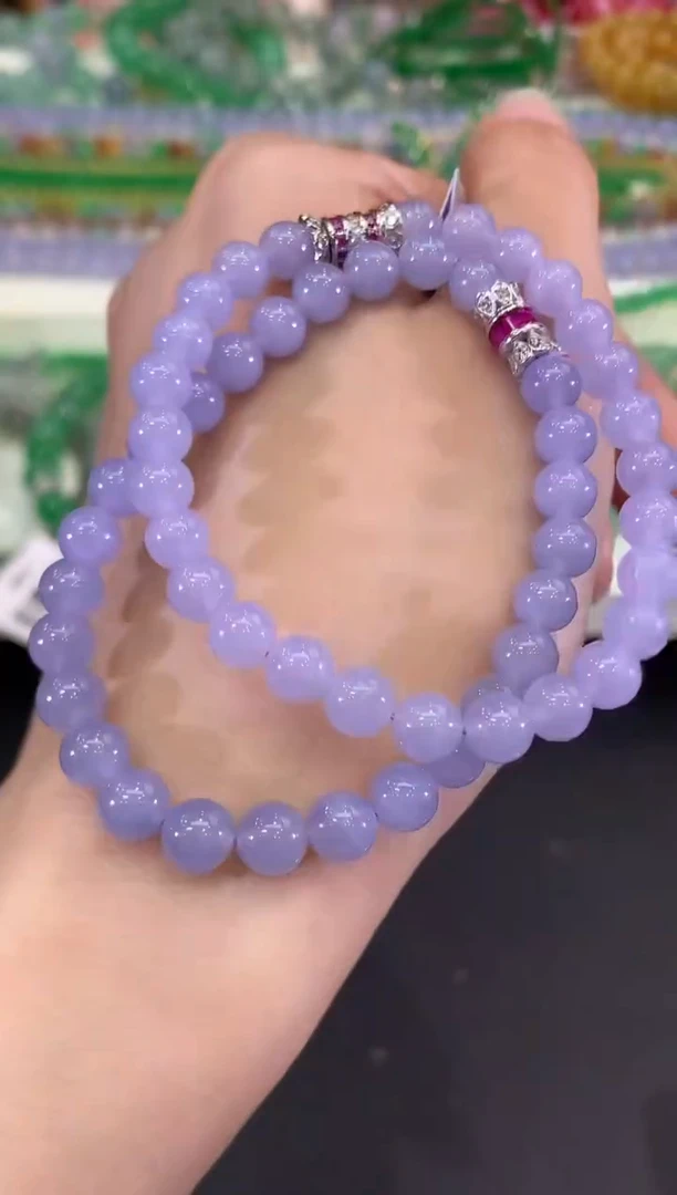 未镶嵌手串翡翠C131 多样性一件发货 紫货有色差