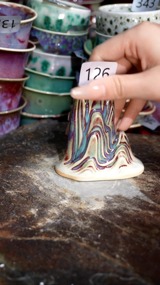 摆件精品窑变钧瓷茶器
