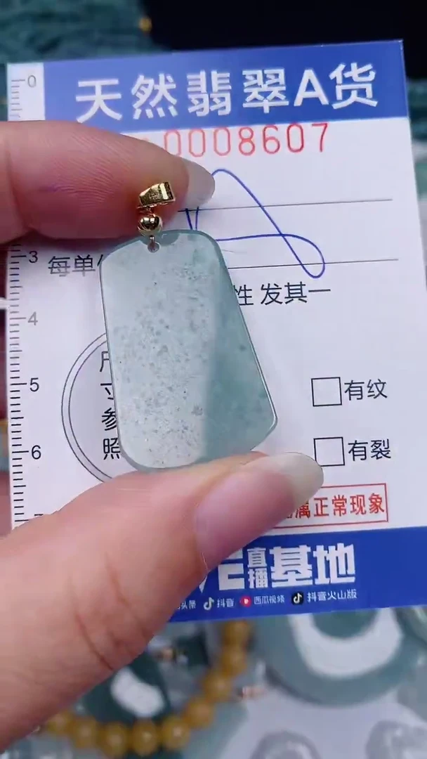 翡翠未镶嵌颈饰00008607