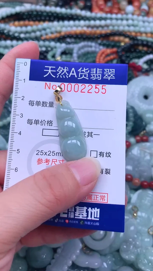 颈饰未镶嵌翡翠天然翡翠