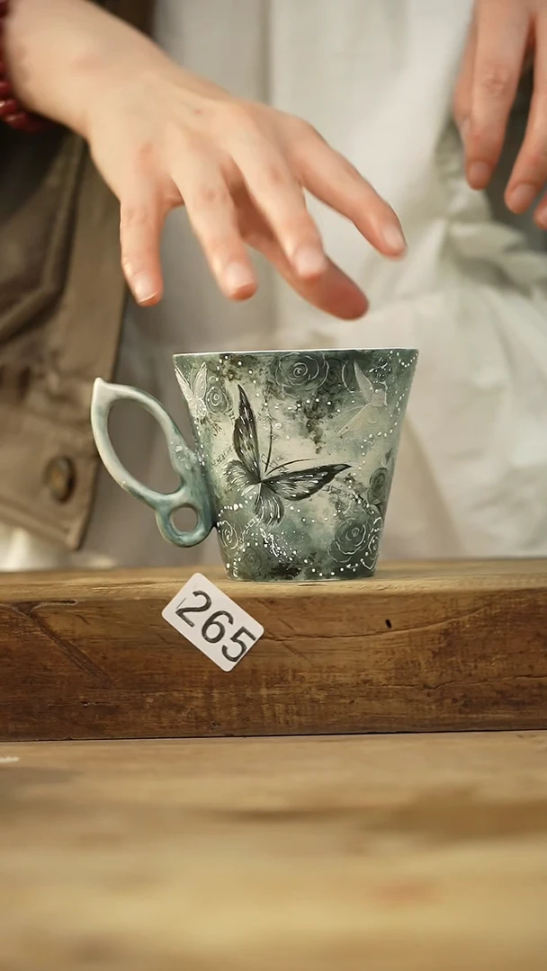 瓷片设计师手作款 手绘油画风卡通系列 十七