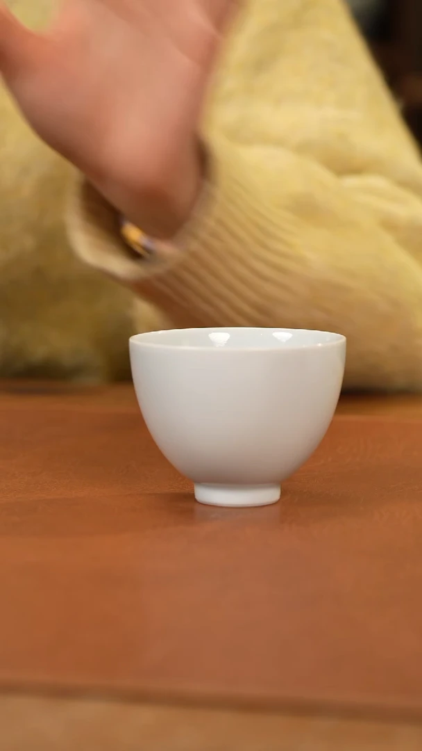 【闪购商品】杯景德镇白胎鸡心杯