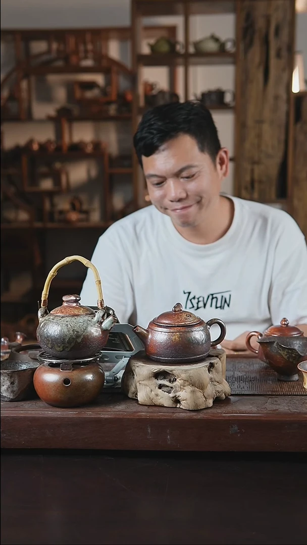 紫砂全手工一鼓作气