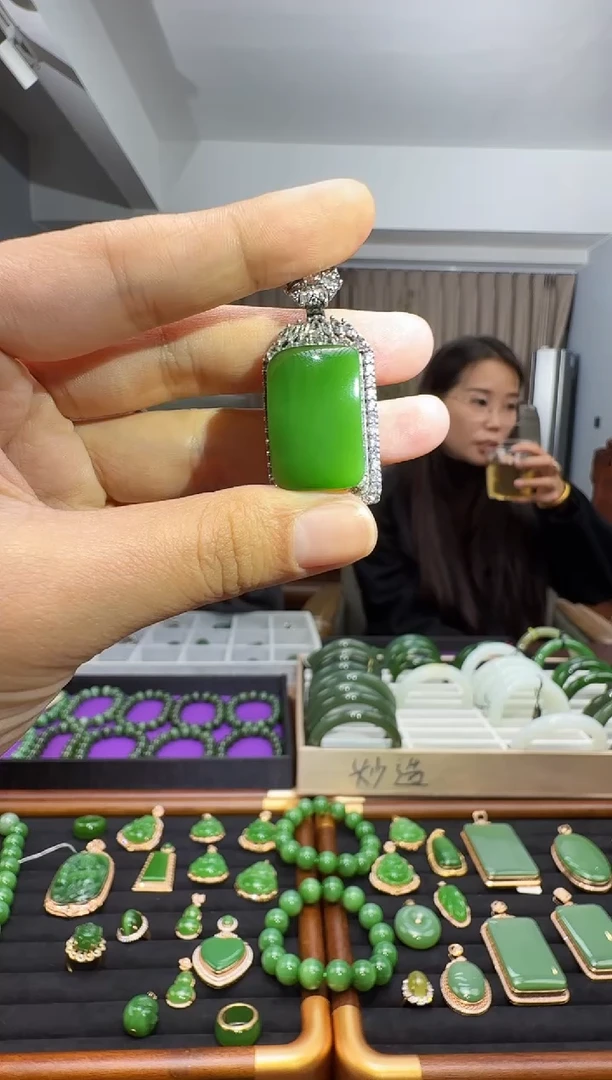 颈饰未镶嵌和田玉78-586-11.9多样性拍一发一