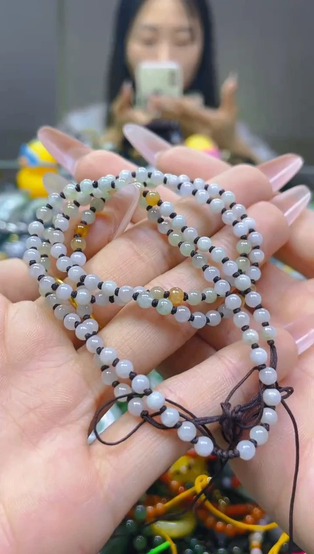翡翠未镶嵌颈饰3MM/N/翡翠A货一图一物