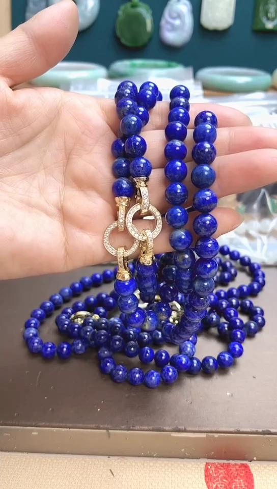 合金青金石颈饰青金石项链多样性发一条