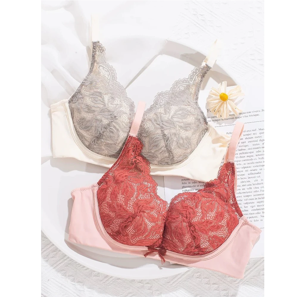 流星谷小胸无钢圈蕾丝文胸