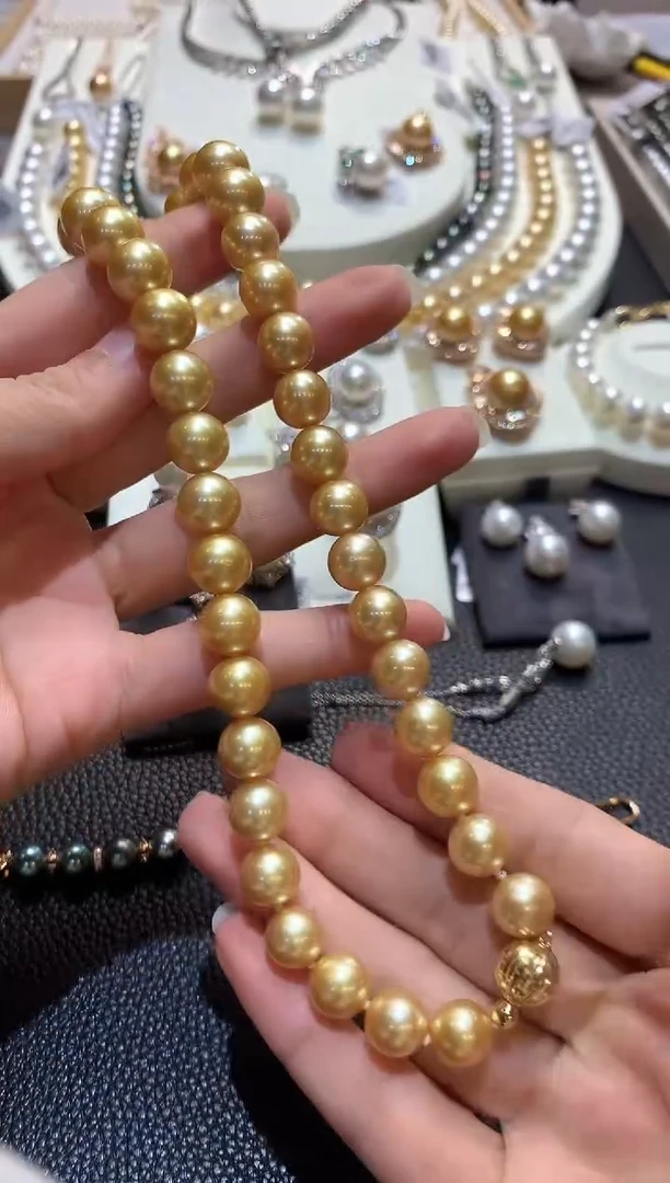 未镶嵌项链海水珍珠m133