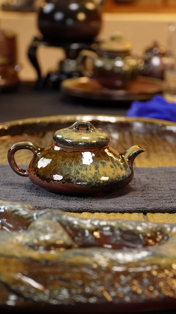 紫砂柴烧纯自然柴烧160毫升