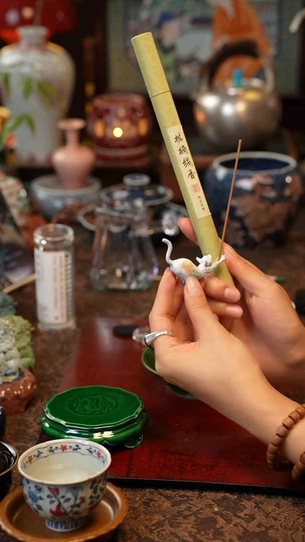猫猫香套组  景德镇陶瓷福利款